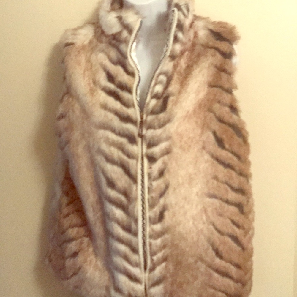 Beautiful Faux Fur Vest from Dillards